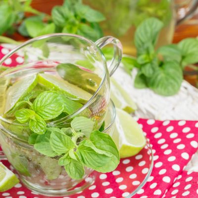 Mint And Lime Iced Green Tea
